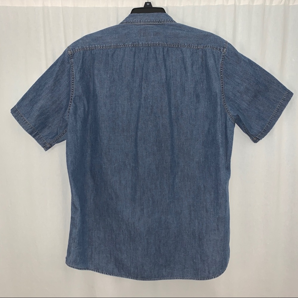 Cremieux Collection Mens Short Sleeve Shirt‎ Size L - Picture 4 of 5